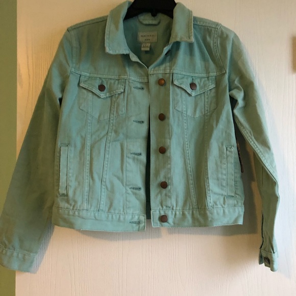 Teal Forever 21 Jean Jacket - Picture 2 of 5